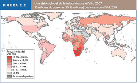 Visión global de la infección por VIH 2007