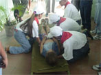 Integrantes de Cruz Roja Juventud