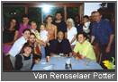 Van Rensselaer Potter con sus hijos, nietos y bisnietos (10 días antes de morir)