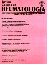 revista cubana de reuamtología