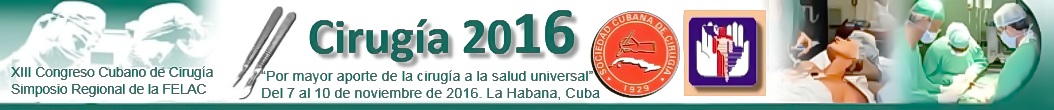 XIII Congreso Cubano Ciruga 2016