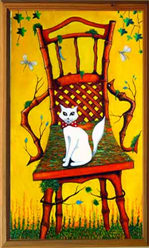 Silla con Gato