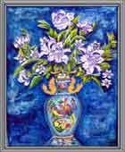 ”Flores y aves” 
