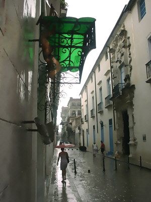 Obrapía bajo la lluvia